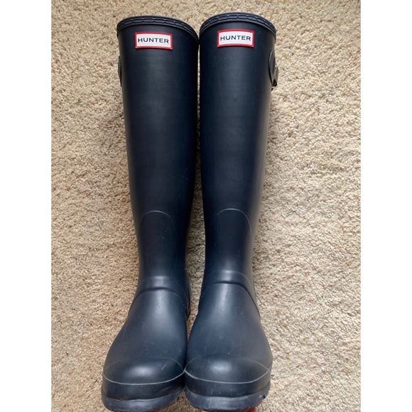Womens Hunter Original Tall Boots Used 
